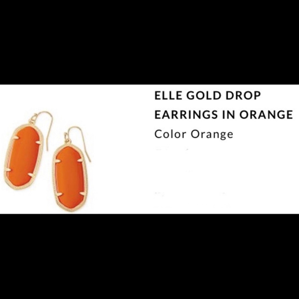ISO (not selling) TRUE orange Kendra Scott earrings. Any drop earring is good.